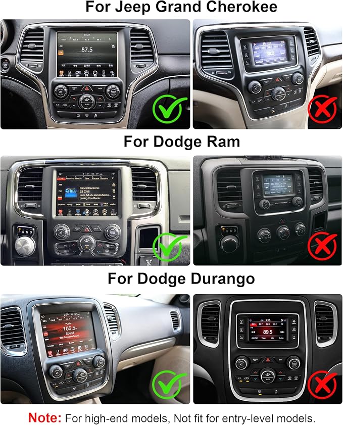 Android 14 Car Radio for Dodge Charger 2011-2014 with Wireless CarPlay and Android Auto, 8.4 Inch Touchscreen for Charger Car Stereo Head Unit w/Bluetooth GPS WiFi FM RDS SWC Mirror Link Camera, 2+32G