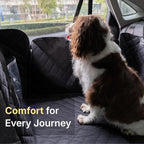 Car Back Seat Extender for Dogs, Semi-Hard Bottom Design, Fits Compact SUVs | Waterproof, Odorless Material, Upgraded Support