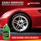 Wheely Clean - Professional Wheel Cleaner | Highly Effective for Chrome, Aluminum, and Clear-Coated Wheels | 1 Gallon Ready-to-Use Wheel and Rim Cleaner Solution, Made in USA