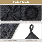 Shiny Wipes Shower Cleaning Cloth - 3 Pack 24 x 36 inch Ultra Absorbent Car Drying Towel, Shiny Wipes Drying Towel Microfiber Cleaning Cloth for Car, Bath & Househood