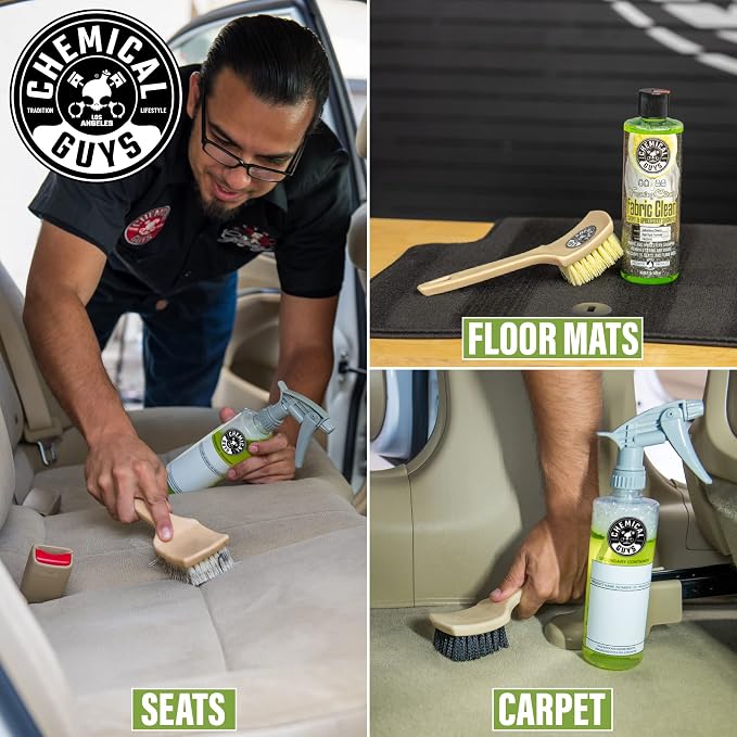 Foaming Citrus Fabric Clean, Carpet and Upholstery Cleaner - Car Carpet Cleaner for Seats, and Floor Mats, Safe for Home, Office & More, Citrus Scent - 16 oz