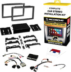 GM0516DDCS Double DIN Radio Install Dash Kit Compatible with Select 2004-21 Buick, Chevrolet, GMC, Hummer, Pontiac, Saturn and Suzuki Vehicles - Complete Car Stereo Installation Interface Kit