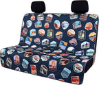 Back Seat Towel Cover for Car Athletic Running Towel Microfiber Bench Seat Cover for Pets Post Workout Sweat Washable Non Slip Automotive Backseat Protector for Outdoor Sport Camping Mat