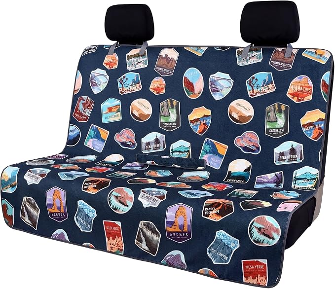 Back Seat Towel Cover for Car Athletic Running Towel Microfiber Bench Seat Cover for Pets Post Workout Sweat Washable Non Slip Automotive Backseat Protector for Outdoor Sport Camping Mat