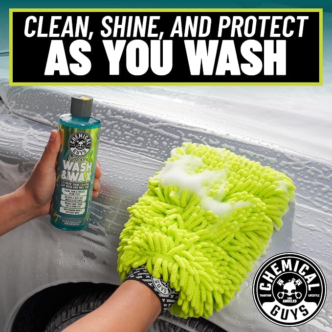 CWS10216 Sudpreme Wash & Wax Extreme Shine Foaming Car Wash Soap (Safe for Cars, Trucks, SUVs, Motorcycles, RVs & More) 16 fl oz