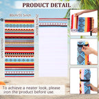 Car Seat Towel Covers Christmas Car Accessories Gifts Athletic Running Towel Performance Microfiber Post Workout Sweat Washable Cover Non Slip for Seat Outdoor Sport(Tribal)