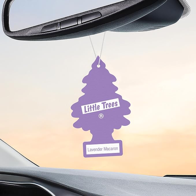 Car Air Freshener | Hanging Tree Provides Long Lasting Scent for Auto and Home | 24 Air Fresheners |Lavender Macaron