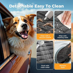 for Back Seat, Hard Bottom Back Seat Extender for Dogs - Supports 400lbs,Scratch Resistant, Anti Slip Portable Dog Hammock,Suitable for Cars