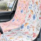 Car Seat Towel Covers with Storage Bag, 63 x 32 Inch Universal Non Slip Waterproof Sweat Protector for Car Truck, Gym Swimming Running, Machine Washable(2 Pack,Watercolor Flowers)