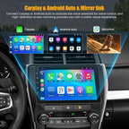 8 Core 6GB+128GB Car Radio for Toyota Camry 2015 2016 2017,10.2 Inch QLED Touch Screen Car Stereo with Carplay&Android Auto,WiFi,GPS Navigation,Bluetooth5.0,FM&AM Radio