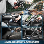 Portable Car Vacuum Cordless 20000Pa 6 in 1 Multifunctional Adjustable Small Handheld Vacuum 7800mAH with Brushless Motor for Gifts, Car Home and Office SW-102
