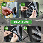 4Pack Brass Locking Air Chuck for Tire Valves – No-Leakage Tire Inflator Adapter with Secure Locking Clip, Universal Air Compressor Attachment for Cars, Trucks, SUVs, Bicycles & Motorcycles | Leak-Proof