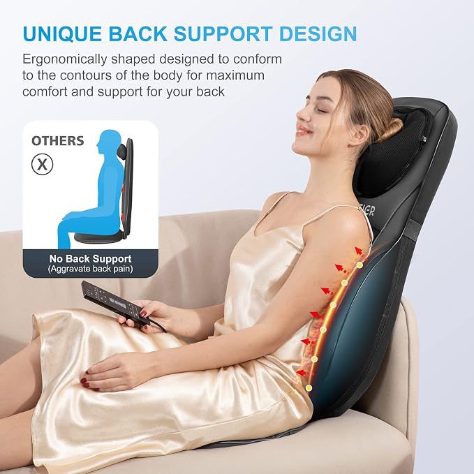 Neck Back Massager & 12V Car Adapter