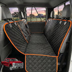 XXL Dog Seat Cover for Trucks with Mesh Window Waterproof Dog Truck Hammock Durable Back Seat Protector for Full Size Pickup Trucks Machine Washable X-Large Truck Pet Seat Cover for Ram 1500
