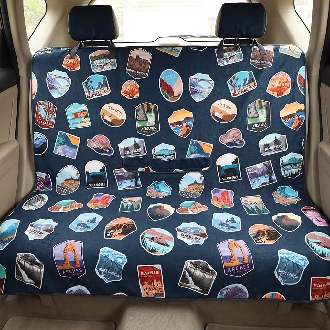 Back Seat Towel Cover for Car Athletic Running Towel Microfiber Bench Seat Cover for Pets Post Workout Sweat Washable Non Slip Automotive Backseat Protector for Outdoor Sport Camping Mat