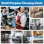 Shop Towels, Microfiber Cleaning Cloth Bulk, 200 Pack Microfiber Towels for Cars, All-Purpose Absorbent Cleaning Rags, Dust Cloth for Automotive, Mechanic, Garage, Bar, 11.5 x 11.5 inch