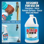 Rust Stain Remover - Easily Clean Corrosion Stains Off Fiberglass, Vinyl, Metal & Painted Surfaces, 128 oz - 1 Gallon
