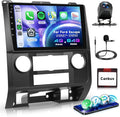 4G+64G Android 15 Car Stereo for Ford Escape/Kuga/Mazda Tribute 2007-2012, 9" IPS Touchscreen Radio with Wireless Carplay Android Auto GPS/32 EQ/Bluetooth 5.0/5Ghz WiFi/AHD Backup Camera/SWC