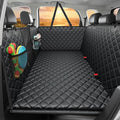 2026 Upgraded Back Seat Extender for Dogs - Large Hard Bottom Dog Car Seat Cover Holds 550lbs, Waterproof Dog Hammock Pet Bed with High-Density Foam Non-Slip Backseat Protector