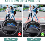 17.7" L × 16.9" W × 3" H,Car Booster Seat Cushion Raise The Height for Short People Driving, Breathable 3D Air Mesh, 3 Inch Booster Seat, Non-Slip Bottom, Car Seat Pad with Truck,Cars,SUVs