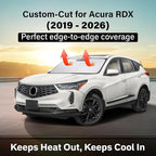 Windshield Sunshade Compatible for Acura RDX 2019-2024 2025 2026, Sun Visor for Front Windshield & Window Sun Shade Cover, UV Heat Blocker & Protector, Car Accessories