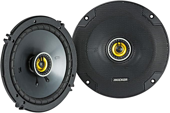 46CSC654 & 46CSC6934 CS Series Car Speaker Bundle – 6.5” 2-Way & 6x9” 3-Way Speakers (4 Total), 450W Peak, EVC Tech, Polypropylene Cones, Zero-Protrusion Tweeters.