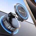 2026 Upgraded Car Phone Holder for Magsafe Car Mount [85 LBS Strongest Suction] Vacuum Magnetic Phone Holders for Your Car 360° Adjustable Car Phone Mount for iPhone 17 Pro Max 16 15 14 13 12