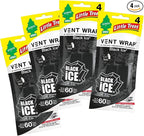 Vent Wrap Air Freshener 4-Packs Car Air Freshner (Black Ice)