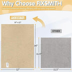 Beige Microfiber Cleaning Cloth -Pack of 12, Highly Absorbent Cleaning Rags, 16"X12" All Purpose Cleaning Towels for Housekeeping, Kitchen, Car, Lint Free and Reusable Microfiber Towels