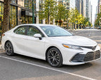 2018-2024 Tape-On Rain Guards for Toyota Camry Side Window Visor Deflectors, XV70 L LE SE XLE XSE Hybrid, Durable Tinted Vent Shades 2019 2020 2021 2022 2023
