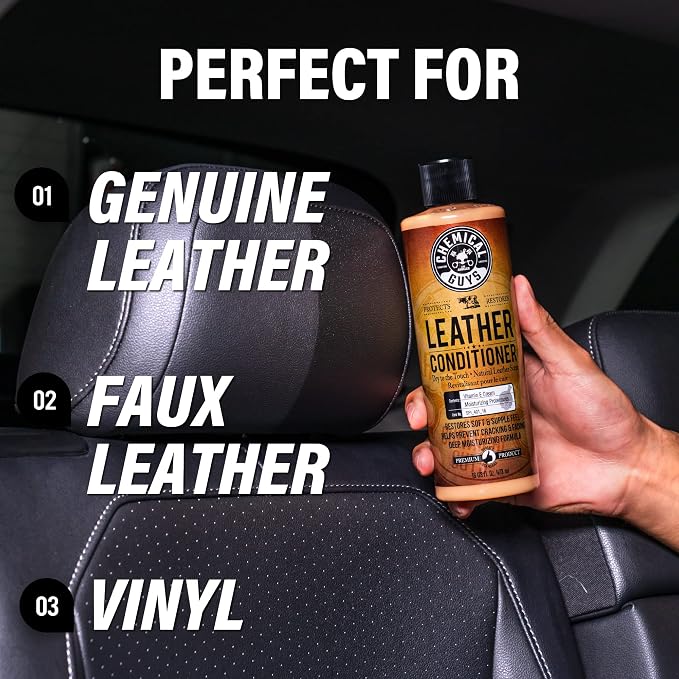 SPI_401 Vintage Series Leather Conditioner Car Interiors, Furniture, Apparel, Sneakers, Boots, and More (Works on Natural, Synthetic, Pleather, Faux Leather and More), 128 fl oz (1 Gal)