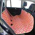 3-in-1 Back Seat Cover for Dogs, 100% Cotton Canvas Back Seat Hammock with Headrest Straps, Belt Slots, & Anchors, Non-Skid Cargo Area Cover, Machine Washable, No Harmful Chemicals, 56"x56"