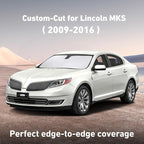 Windshield Sunshade Compatible for Lincoln MKS 2009-2014 2015 2016, Sun Visor for Front Windshield & Window Sun Shade Cover, UV Heat Blocker & Protector, Car Accessories