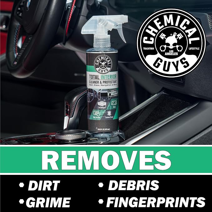 Total Interior Cleaner and Protectant, New Car Smell, (Safe for Cars, Trucks, SUVs, Jeeps, RVs & More) Extra Large 32 fl oz