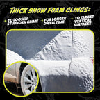 Hands Off Pre-Wash Foam Cannon Soap, High Suds, 128 oz | Touchless snow foam pre-soak that clings and helps loosen grime and buildup before contact washing; works with foam blasters