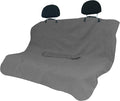 Waterproof Car Seat Cover for Front Seats, Protector for Cars SUVs Trucks, Sweat Towel Seat Covers Bucket for Gym,Workout,Beach,Hiking,Running(Grey,Rear Bench Seat Towel)