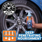 Tire Kicker Sprayable Extra Glossy Tire Shine Spray, Dry-to-Touch Dressing - Restores Wet Look to Rubber, Vinyl, and Plastic, Safe for Cars, Trucks, Motorcycles, RVs, and More - 128 oz