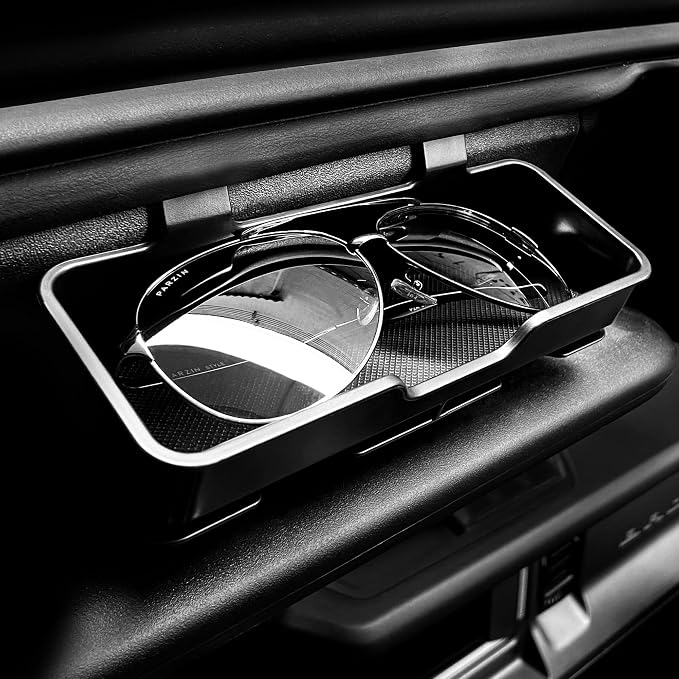 Sunglass Holder For Bronco, Sunglasses Holder Sun Visor Organizer Sun Visor Glasses Box For Ford Bronco Accessories 2021 2022 2023 2024 2025 2 Door 4 Door