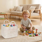 Floral Fabric Storage Basket Car Interior Storage Basket Underwear Sundries Laundry Baskets Supplies Home Organizer Bag (pink+white bow)