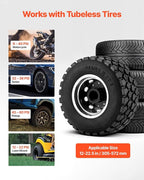Portable Tire Bead Seater, 2.6 Gal/10 L Air Bead Blaster, Handheld Tire Inflator Tool, 87-116 PSI Operating Pressure, Trigger Seating Inflator for Car, Compact SUV, Light Truck, E-Bike, RV, ATV