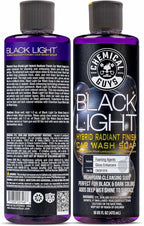 Black Light Hybrid Radiant Finish Car Wash Soap and Superior Surface Cleanser 2 Pack (2 X 16 Fl. Oz.) - Gloss Enhancing pH Balanced Formula for Maximum Shine