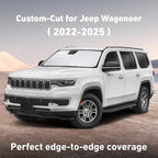 Windshield Sunshade Compatible for Jeep Wagoneer 2022-2023 2024 2025, Sun Visor for Front Windshield & Window Sun Shade Cover, UV Heat Blocker & Protector, Car Accessories