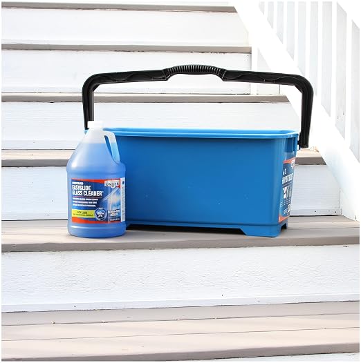 Professional Streak-Free EasyGlide Glass Cleaner Concentrate, 1 Gallon, Ammonia-Free, Makes 100 Gallons of Solution, Safe for Tinted Windows, LOW-E, Windshields and Mirrors