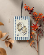 Navy Blue Beach Car Air Freshener 4 Pcs Coconut Scented, Coastal Seashell Seastar Oyster Car Accessories Mirror Decor for Women, Nautical Hanging Air Freshener for Cars Closet Drawer Books