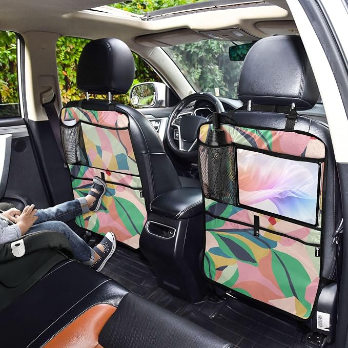 Kick Mats Backseat Protector with Anti Kick Design Offering Safety and Space for Backseat Essentials