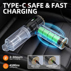 Handheld Vacuum Cleaner Cordless, 23000Pa Powerful Car Mini Vacuum Cleaner, Rechargeable Portable Lightweight dust Catcher for Home Car Carpet Stairs Pet Hair Deep Cleaning（Black-Gold）.