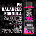 Mr. Pink Car Wash Soap - 64 oz Super Suds Foaming Car Wash Soap for Cannon, Blaster, or Bucket Washing - pH Balanced, Safe on Wax, Sealant, Ceramic, and Clear Coat Finishes (Pack of 4)