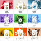 12 Pack Peppermint Scented Sachets for Drawer, Closet Odor Eliminator Air Freshener Bags, Cool Mint Fragrance for Car & Home Aroma