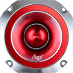 Heavy Duty Super Tweeter (ATR-4053-RED), 400 Watts, Die Cast Aluminum Frame, Candy Red, Diamond Chrome Cutting Fnish, 1.5” Kapton Voice Coil, 4-8 Ohms