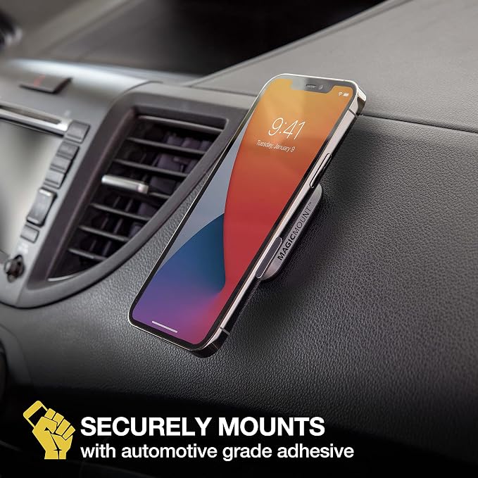 MP2FM-XCES0 MagicMount Pro2 Universal Flush Magnetic Cell Phone Car Mount Kit Compatible with MagSafe, iPhones, Galaxy, Pixel & All Smartphones